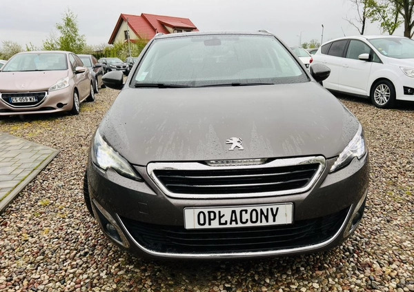 Peugeot 308 cena 38300 przebieg: 177000, rok produkcji 2015 z Ostrołęka małe 529